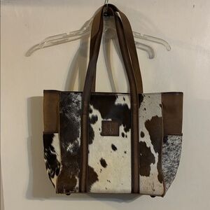 STS Ranchwear Cowhide Pattern Tote